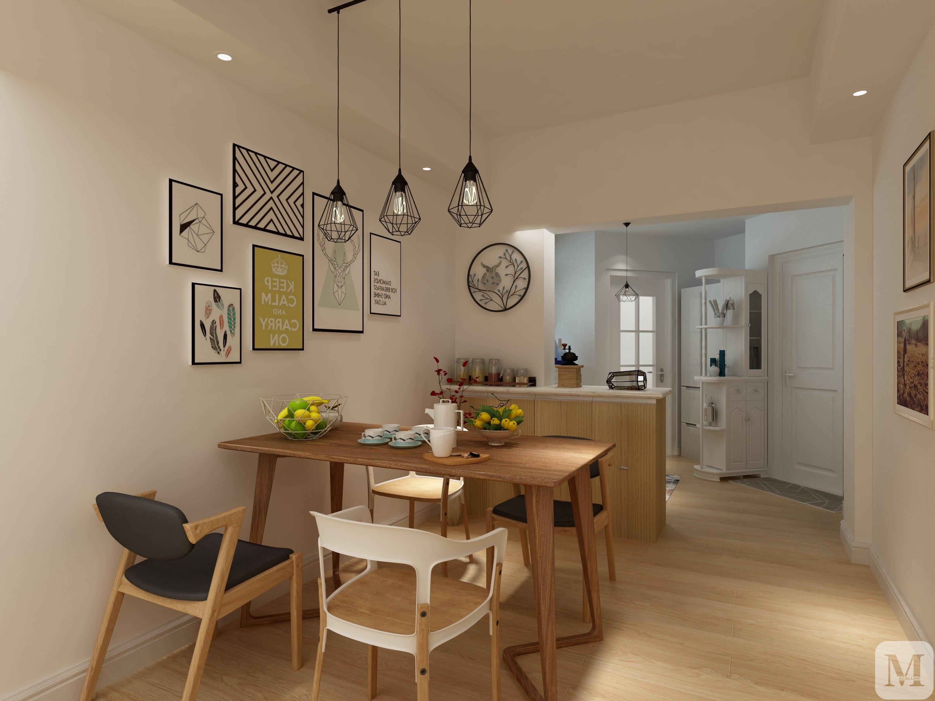 石家莊裝修_餐廳設(shè)計(jì)照明、色彩、材料原則