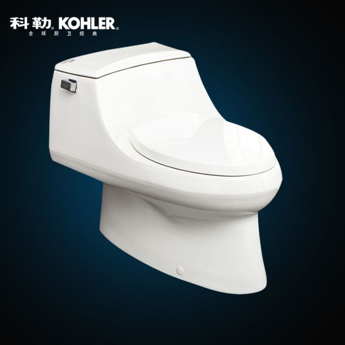 科勒衛(wèi)浴 圣拉菲爾（K-3722T-0）“五級旋風(fēng)”連體坐便器（305MM）